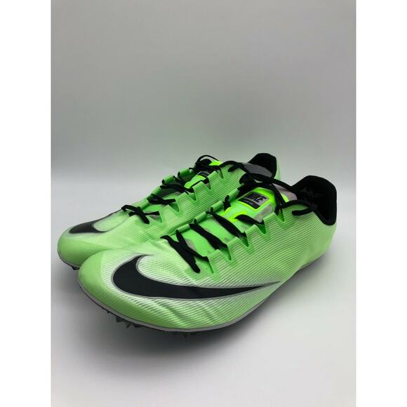 Nike Men's Zoom 400 Track Shoes Green Sprint Track & Field AA1205-300 Size 13 - Picture 7 of 12